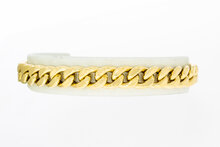 Geslepen 18 Karaat Gourmet armband goud - 22,1 cm