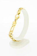 18 Karaat Figaro armband goud - 22,9 cm