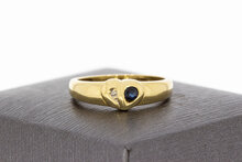 14 karaat gouden Hartjes ring - 17,4 mm