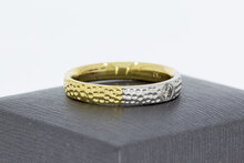 18 Karaat ring van goud met diamant - 20,7 mm