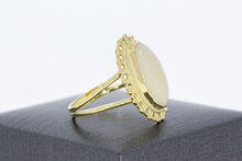 14 Karaat gouden Opaal ring - 19,2 mm