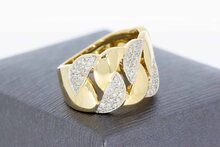 18 Karaat gouden Diamantenring - 17,6 mm