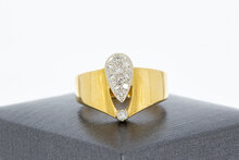 18 Karaat gouden Diamantring - 18,7