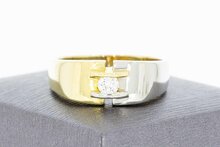 Statement ring goud met Diamant - 22,1 mm