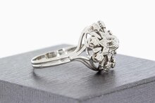 18 Karaat gouden diamant Rozet ring - 18,6 mm