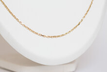 14 karaat geel Gouden Anker ketting - 56 cm