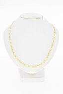 14 Karaat Valkoog ketting goud - 51 cm