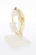 18 karaat gouden &quot;Gesp&quot; Slavenarmband