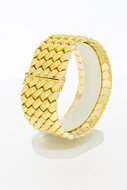 18 Karaat vintage armband goud - 20,1 cm