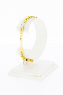 18 Karaat fantasie Anker goudenarmband - 18,8 cm