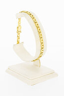 18 Karaat fantasie goudenarmband - 20,7 cm