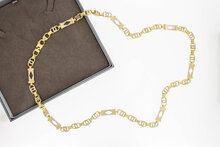 Gouden 18 karaat Magnum Koningsketting - 66,3 cm