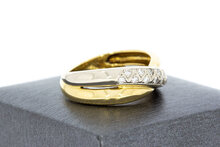 18 Karaat goud ring met Diamant - 19,8 mm