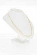 14 karaat gevlochten Koordketting - 47,5 cm