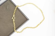 14 Karaat Jasseron halsketting - 51 cm