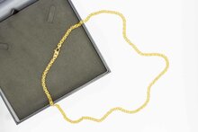 18 Karaat platte Koningsketting - 60,7 cm