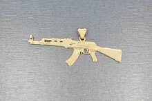 14 karaat Kalashnikov mannen hanger 