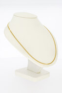 Gourmet ketting 14 karaat goud - 56,3 cm