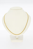 Gourmet ketting 14 karaat goud - 56,3 cm