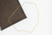 Gourmet ketting 14 karaat goud - 56,3 cm
