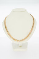 14 karaat rose gouden Gourmet ketting - 48,5 cm