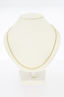 Gourmet ketting 14 karaat goud - 46,5 cm
