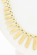 14 Karaat gouden Zonnestraal Collier - 42,8 cm