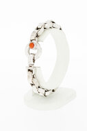 Ankerarmband 18K wit goud - 20,4 cm