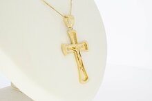 14 karaat Kruis ketting hanger - 5,6 cm