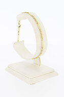 14 Karaat Valkoog schakelarmband - 19,7
