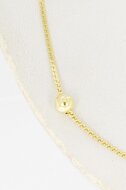 14 Karaat gouden Fantasie Collier - 38,3 cm