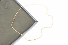 14 Karaat gouden Fantasie Collier - 46 cm