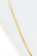 14 Karaat gouden Fantasie Collier - 46 cm