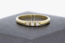 14 Karaat Aanschuifring met Diamant - 16,6
