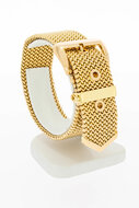 18 Karaat gouden brede armband - 23,9 cm