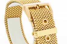 18 Karaat gouden brede armband - 23,9 cm