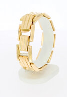 18 Karaat gouden Staafjes armband - 19,2 cm