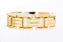 18 Karaat gouden Staafjes armband - 19,2 cm