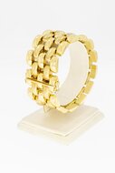 Staafjes armband goud 14 Karaat - 18,5 cm