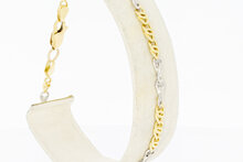 14 Karaat gouden Valkoog armband - 20,9 cm