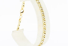 14 Karaat Valkoog armband goud - 21 cm