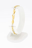 18 Karaat Valkoog armband - 19,7 cm