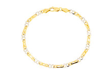 18 Karaat Valkoog armband - 19,7 cm