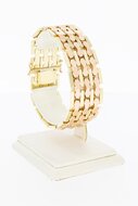 14 Karaat Vintage Staafjes armband- 19 cm