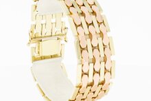 14 Karaat Vintage Staafjes armband- 19 cm
