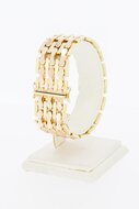 14 Karaat Vintage Staafjes armband- 19 cm