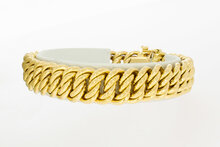 18 Karaat gouden Vintage armband - 19,6 cm