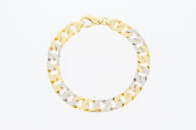 18 Karaat Gourmet goud armband - 20,3