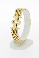 14 Karaat gouden Tank armband - 19,8 cm