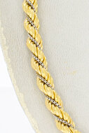18 Karaat gouden Koord ketting - 91,5 cm
